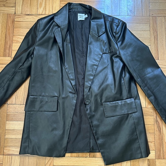 Princess Polly Jackets & Blazers - Princess Polly Leather Blazer